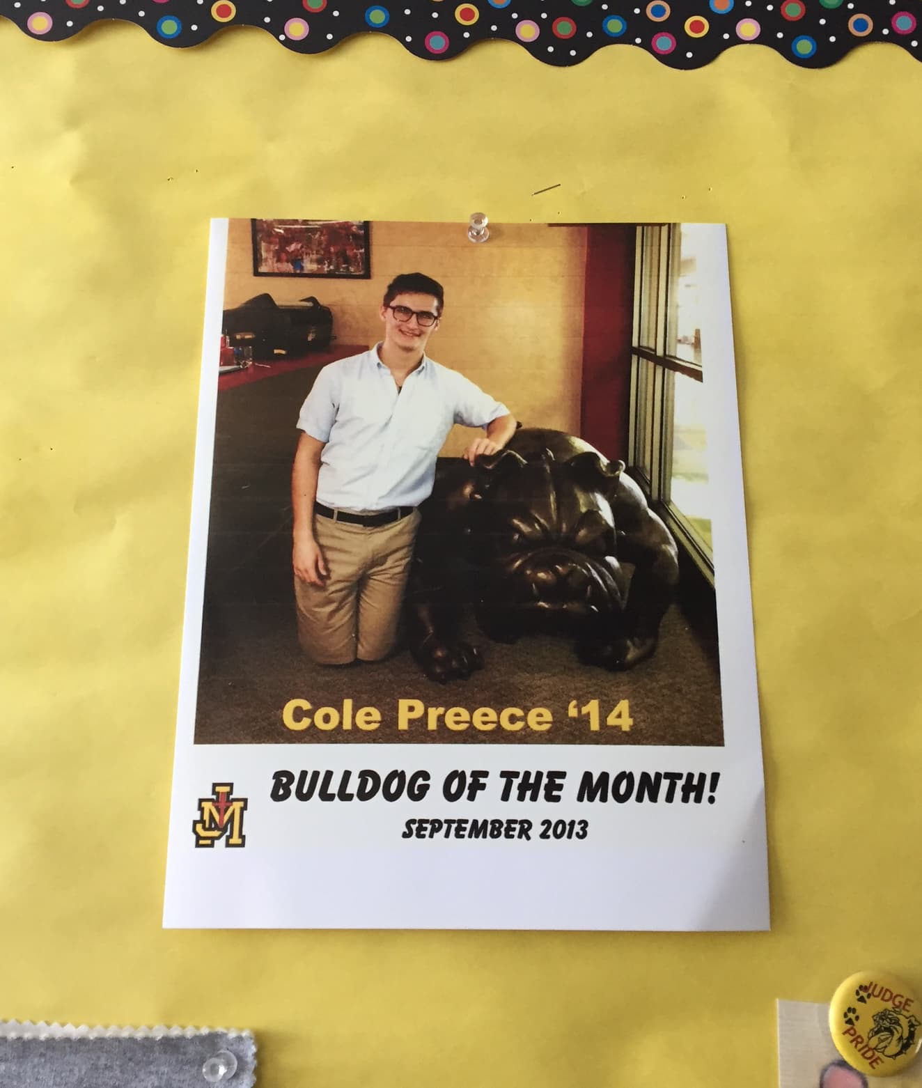 Cole Preece - Bulldog of the Month