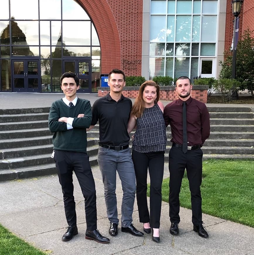 University of Portland teammates